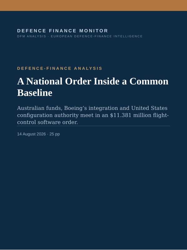 Cover of A National Order Inside a Common Baseline