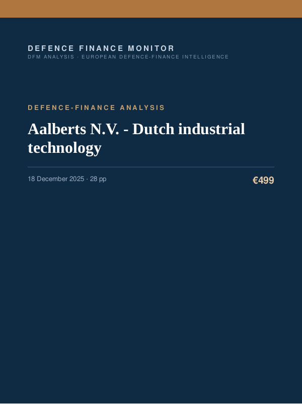 Cover of Aalberts N.V.  - Dutch industrial technology