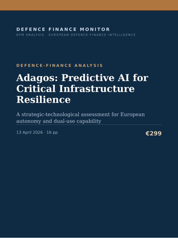 Cover of Adagos: Predictive AI for Critical Infrastructure Resilience