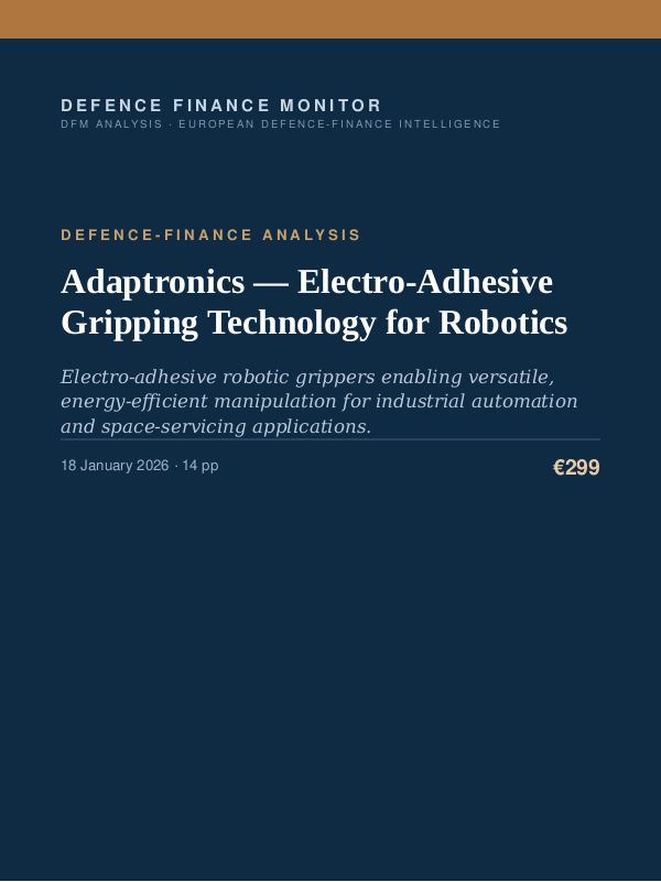 Cover of Adaptronics — Electro-Adhesive Gripping Technology for Robotics
