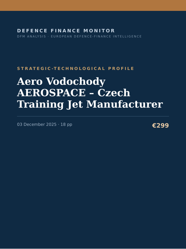 Cover of Aero Vodochody AEROSPACE – Czech Training Jet Manufacturer