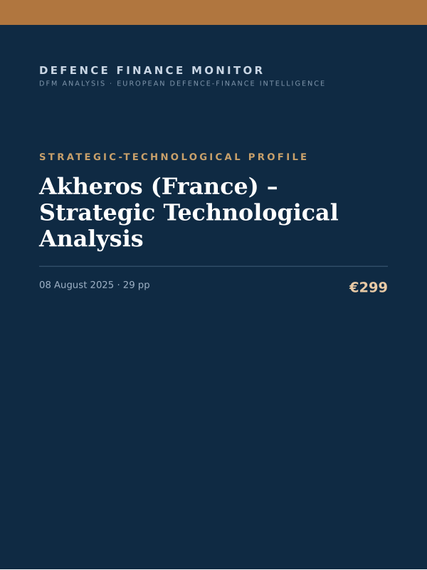 Cover of Akheros (France) – Strategic Technological Analysis
