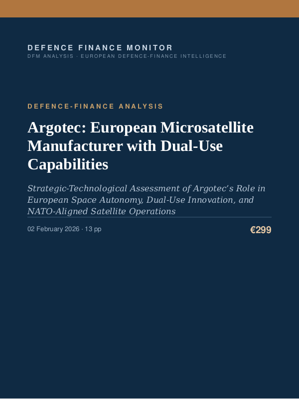 Cover of Argotec: European Microsatellite Manufacturer with Dual-Use Capabilities