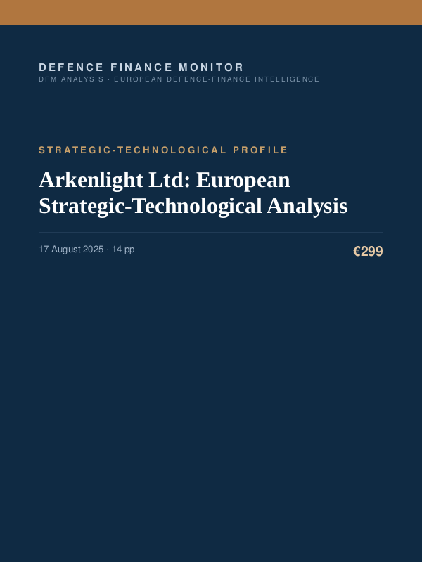 Cover of Arkenlight Ltd: European Strategic-Technological Analysis