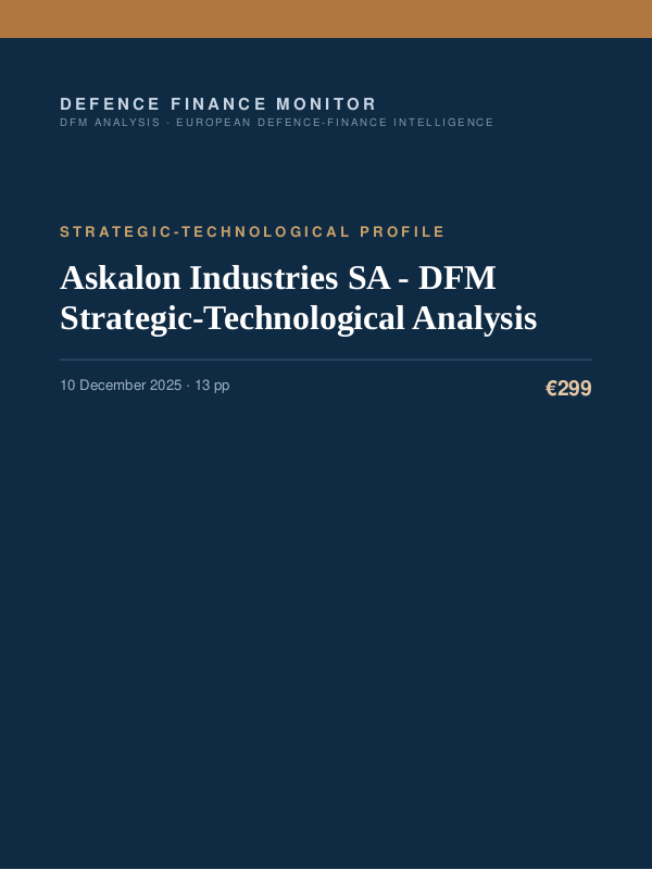 Cover of Askalon Industries SA - DFM Strategic-Technological Analysis