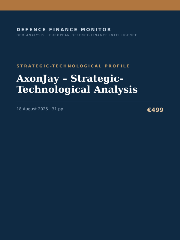 Cover of AxonJay – Strategic-Technological Analysis