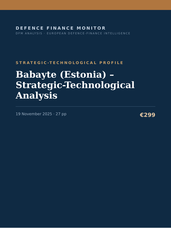 Cover of Babayte (Estonia) – Strategic-Technological Analysis