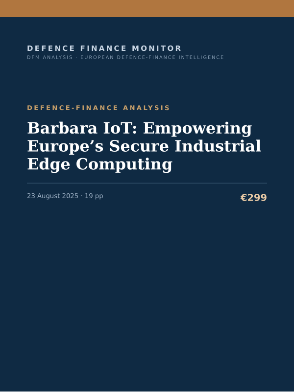 Cover of Barbara IoT: Empowering Europe’s Secure Industrial Edge Computing
