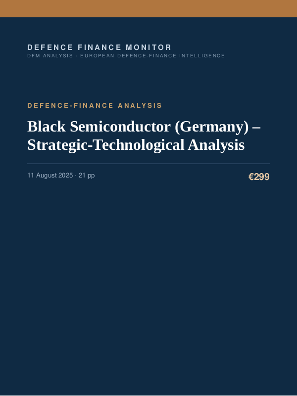Cover of Black Semiconductor (Germany) – Strategic-Technological Analysis