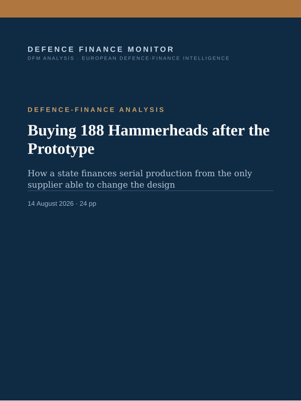 Cover of the report Buying 188 Hammerheads after the Prototype