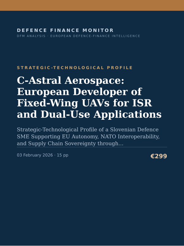 Cover of C-Astral Aerospace: European Developer of Fixed-Wing UAVs for ISR and Dual-Use Applications