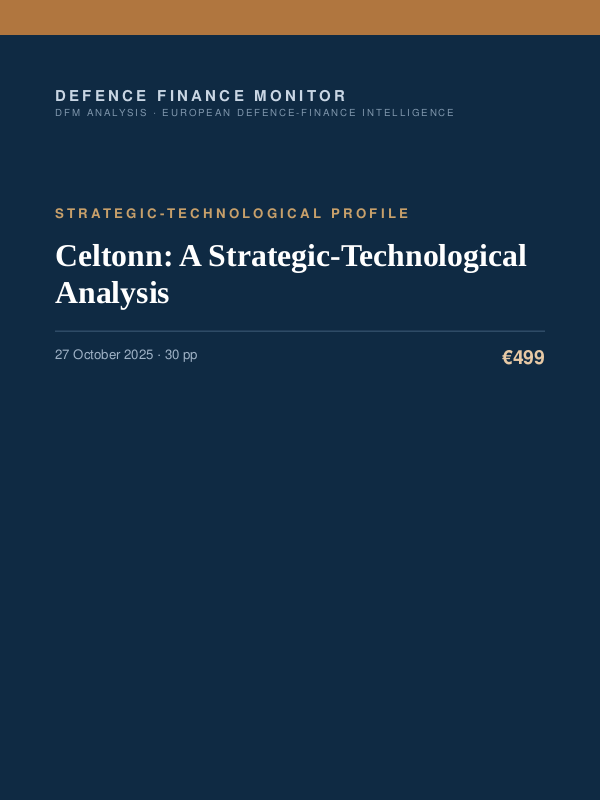 Cover of Celtonn: A Strategic-Technological Analysis