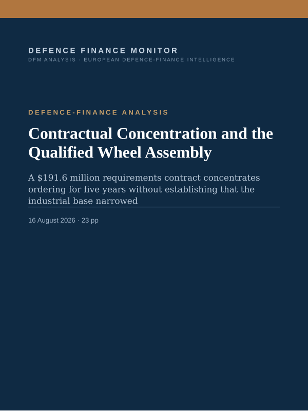 Cover of the report Contractual Concentration and the Qualified Wheel Assembly