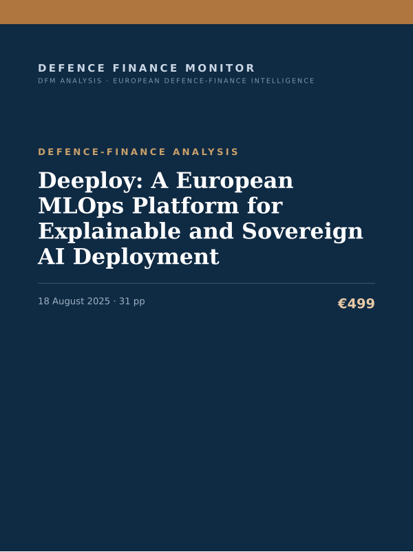 Cover of Deeploy: A European MLOps Platform for Explainable and Sovereign AI Deployment