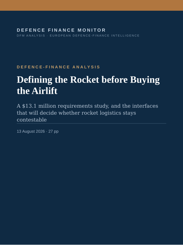 Cover of Defining the Rocket before Buying the Airlift