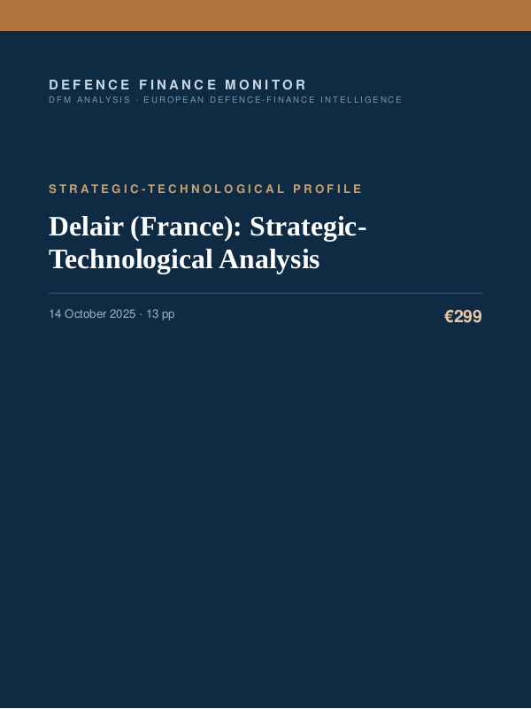 Cover of Delair (France): Strategic-Technological Analysis