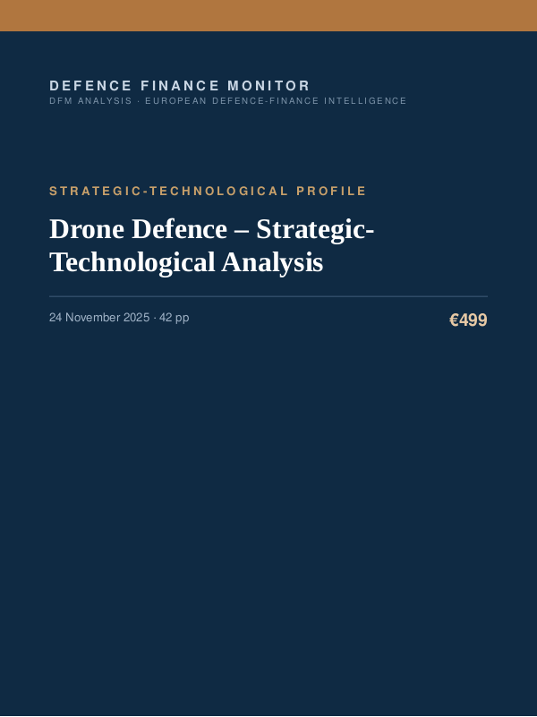 Cover of Drone Defence – Strategic-Technological Analysis
