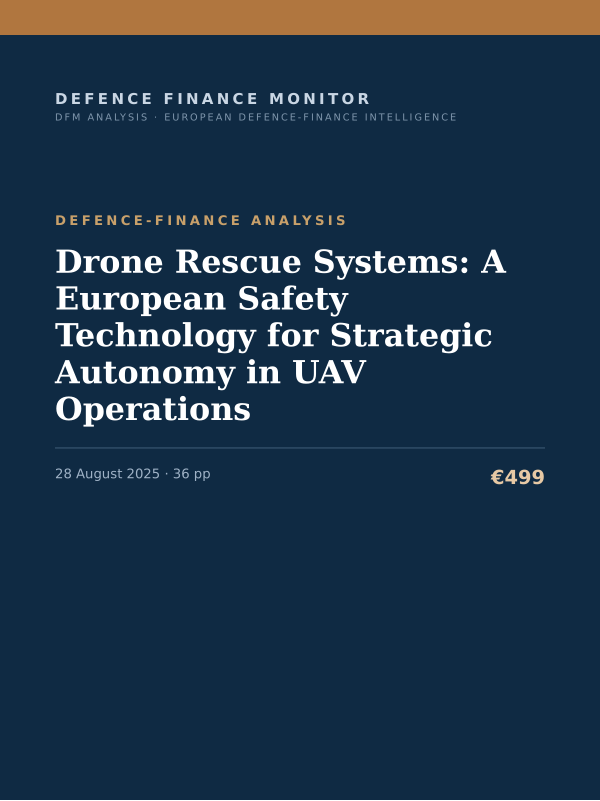 Cover of Drone Rescue Systems: A European Safety Technology for Strategic Autonomy in UAV Operations