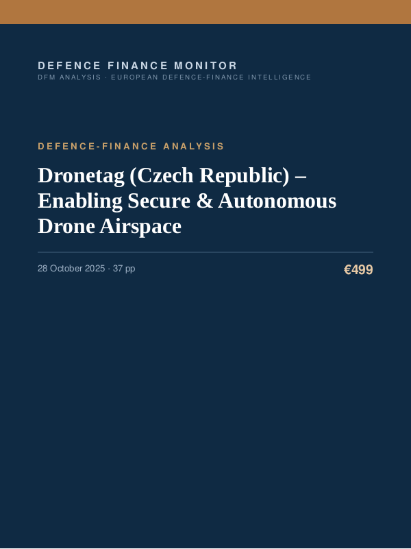 Cover of Dronetag (Czech Republic) – Enabling Secure & Autonomous Drone Airspace