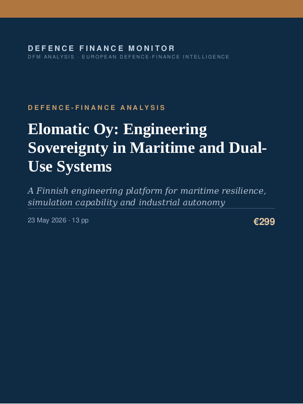 Cover of Elomatic Oy: Engineering Sovereignty in Maritime and Dual-Use Systems