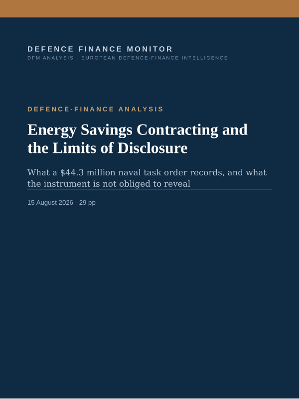 Cover of the report Energy Savings Contracting and the Limits of Disclosure