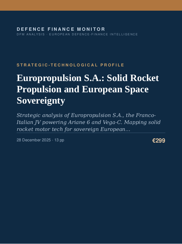 Cover of Europropulsion S.A.: Solid Rocket Propulsion and European Space Sovereignty
