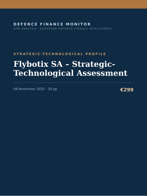 Cover of Flybotix SA – Strategic-Technological Assessment