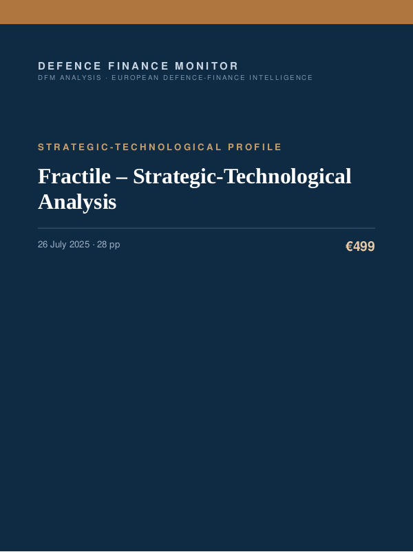 Cover of Fractile – Strategic-Technological Analysis