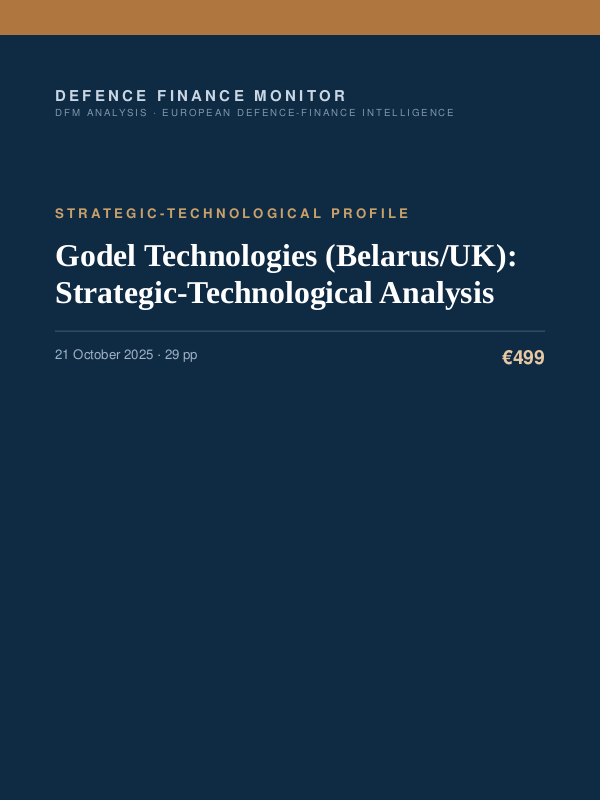 Cover of Godel Technologies (Belarus/UK): Strategic-Technological Analysis