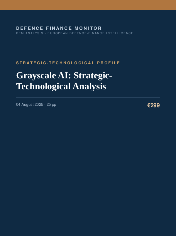 Cover of Grayscale AI: Strategic-Technological Analysis