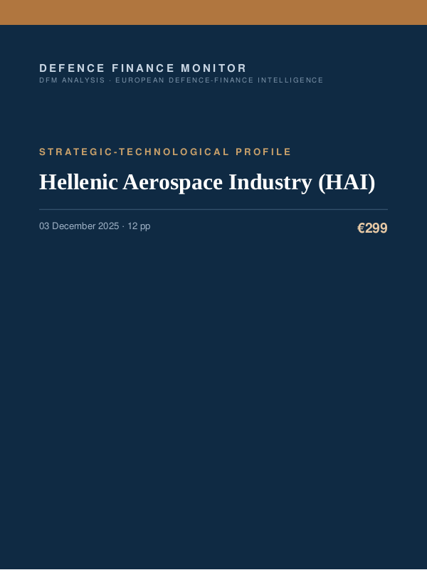 Cover of Hellenic Aerospace Industry (HAI)