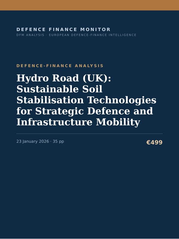 Cover of Hydro Road (UK): Sustainable Soil Stabilisation Technologies for Strategic Defence and Infrastructure Mobility