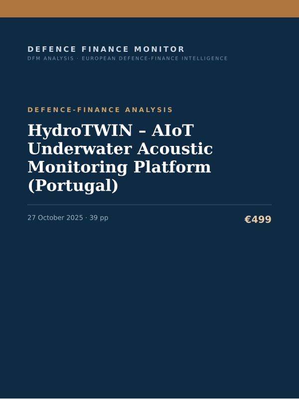 Cover of HydroTWIN – AIoT Underwater Acoustic Monitoring Platform (Portugal)