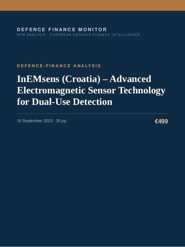 Cover of InEMsens (Croatia) – Advanced Electromagnetic Sensor Technology for Dual-Use Detection
