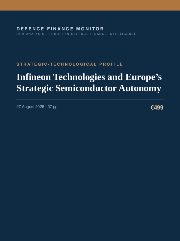 Cover of Infineon Technologies and Europe’s Strategic Semiconductor Autonomy