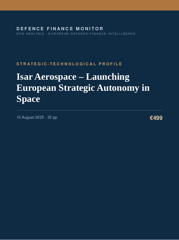 Cover of Isar Aerospace – Launching European Strategic Autonomy in Space