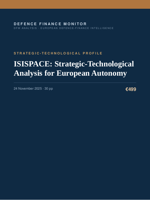 Cover of ISISPACE: Strategic-Technological Analysis for European Autonomy