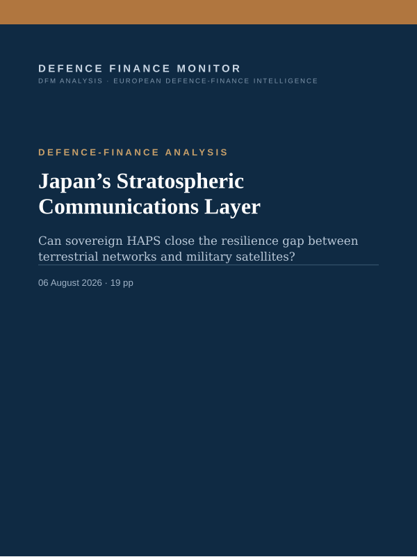 Cover of Japan’s Stratospheric Communications Layer
