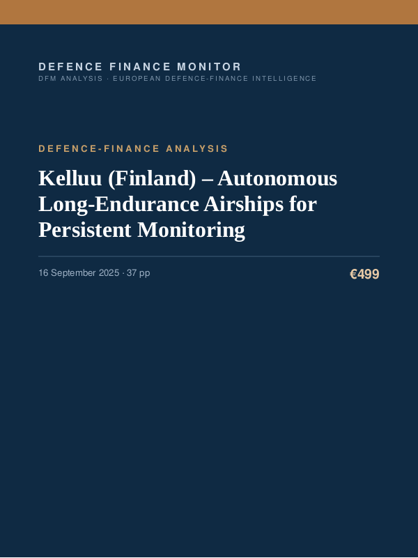 Cover of Kelluu (Finland) – Autonomous Long-Endurance Airships for Persistent Monitoring