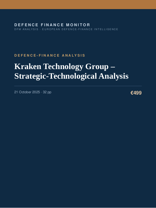 Cover of Kraken Technology Group – Strategic-Technological Analysis