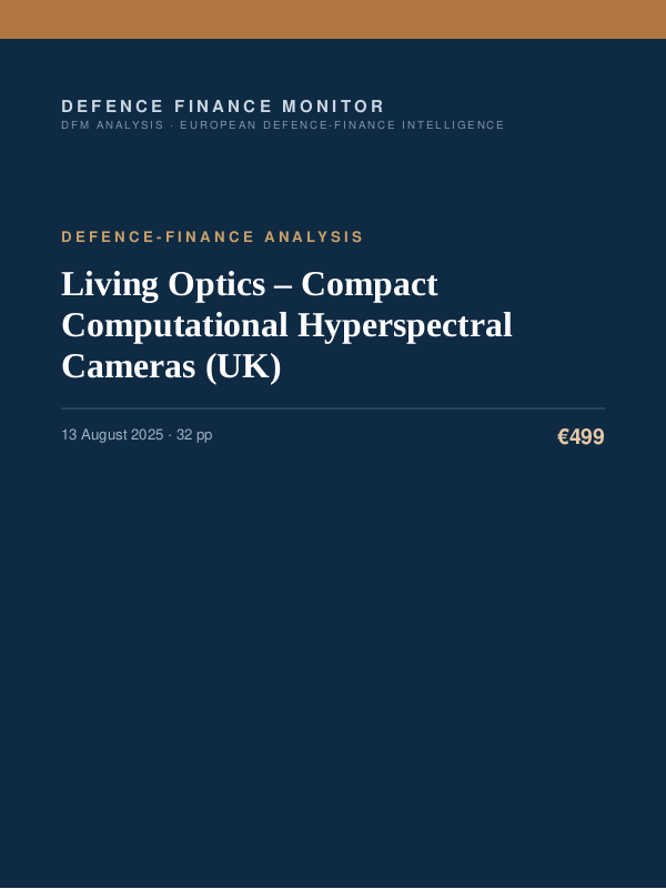 Cover of Living Optics – Compact Computational Hyperspectral Cameras (UK)
