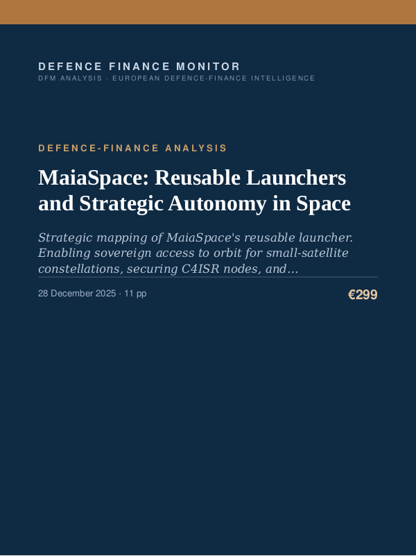 Cover of MaiaSpace: Reusable Launchers and Strategic Autonomy in Space