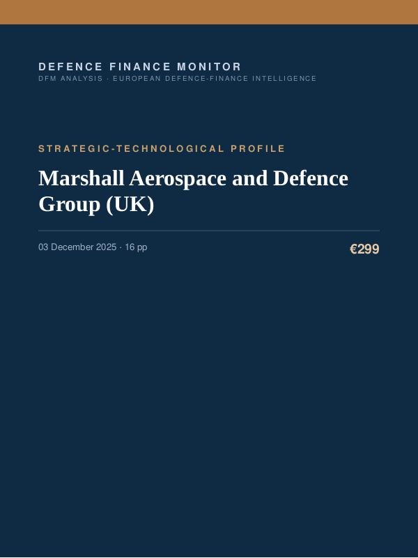 Cover of Marshall Aerospace and Defence Group (UK)