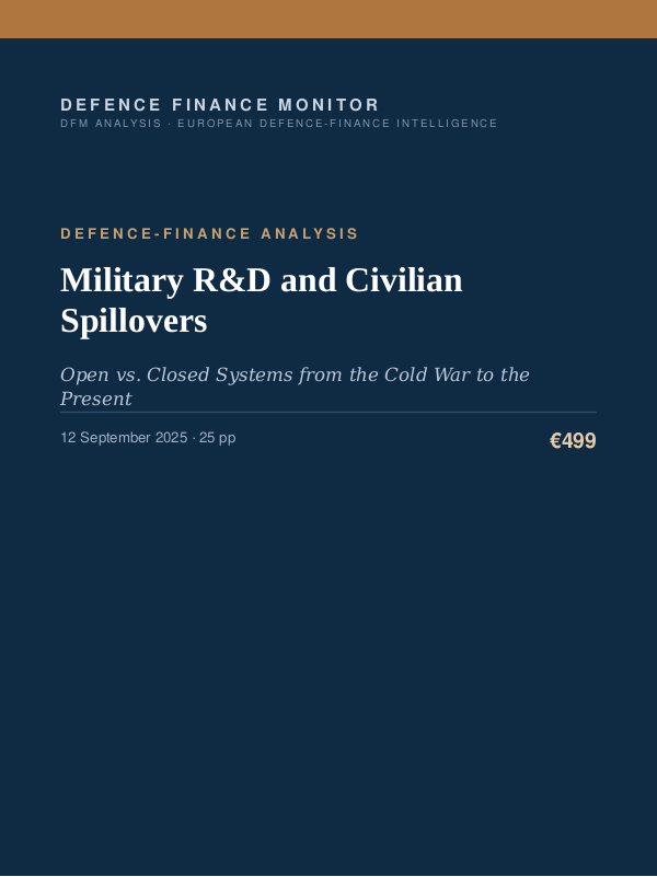 Cover of Military R&D and Civilian Spillovers
