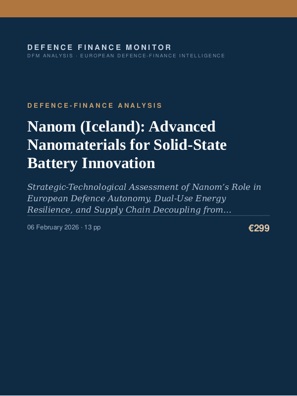 Cover of Nanom (Iceland): Advanced Nanomaterials for Solid-State Battery Innovation