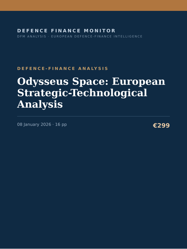 Cover of Odysseus Space: European Strategic-Technological Analysis