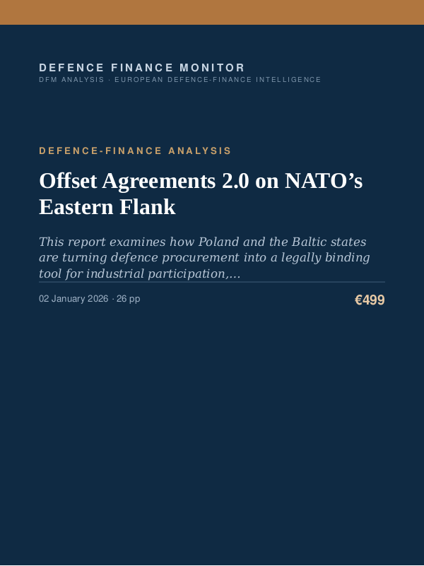 Cover of Offset Agreements 2.0 on NATO’s Eastern Flank