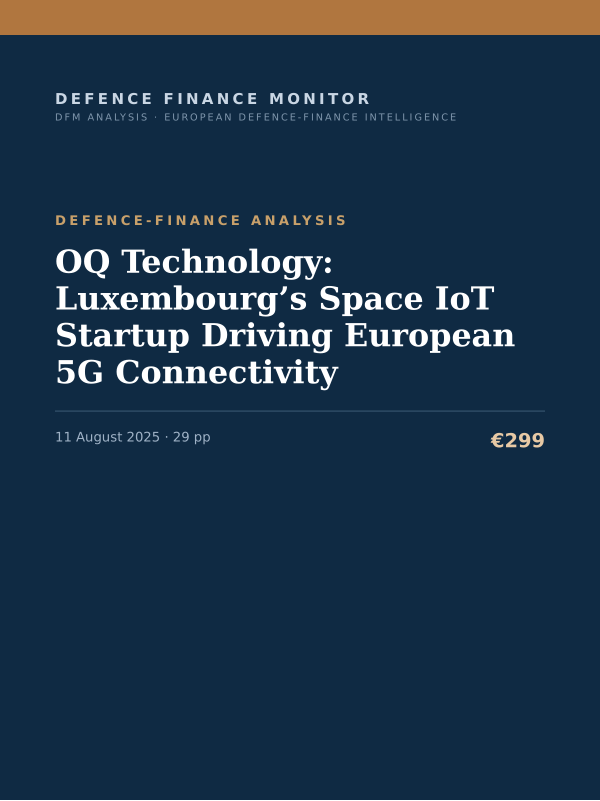 Cover of OQ Technology: Luxembourg’s Space IoT Startup Driving European 5G Connectivity