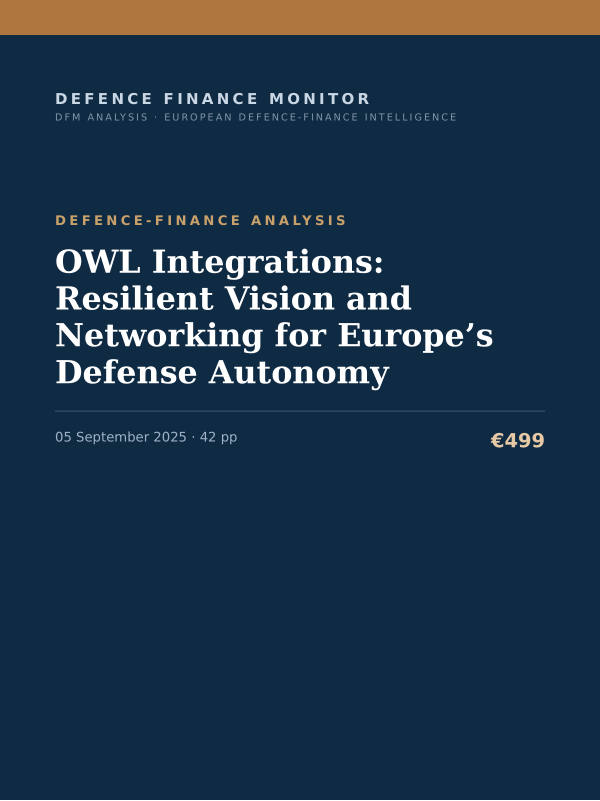 Cover of OWL Integrations: Resilient Vision and Networking for Europe’s Defense Autonomy