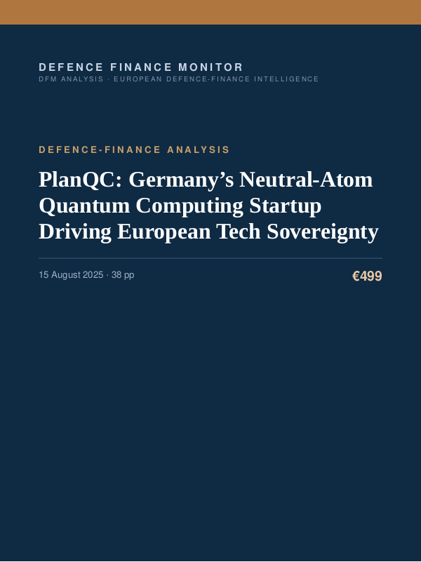 Cover of PlanQC: Germany’s Neutral-Atom Quantum Computing Startup Driving European Tech Sovereignty